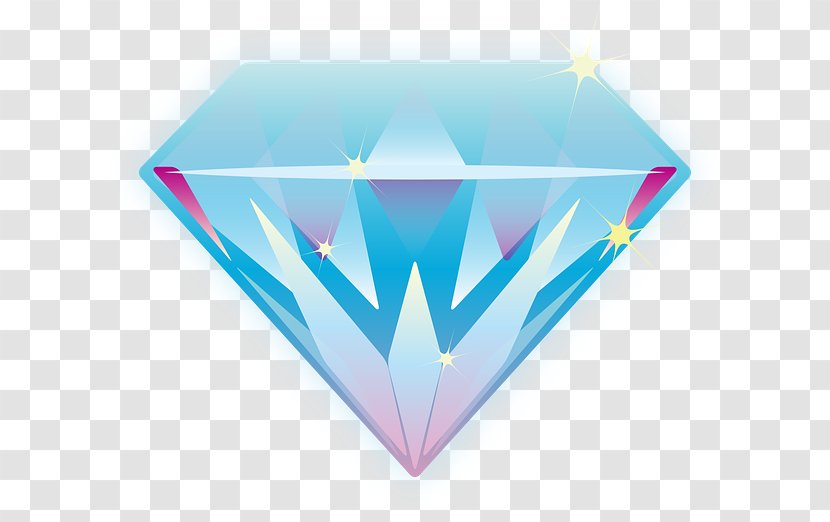 Diamond Gemstone - Reflection - Glittering Transparent PNG