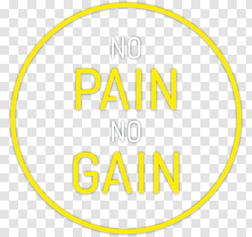 Logo Brand Circle Happiness Font - Sign - No Pain Gain Transparent PNG