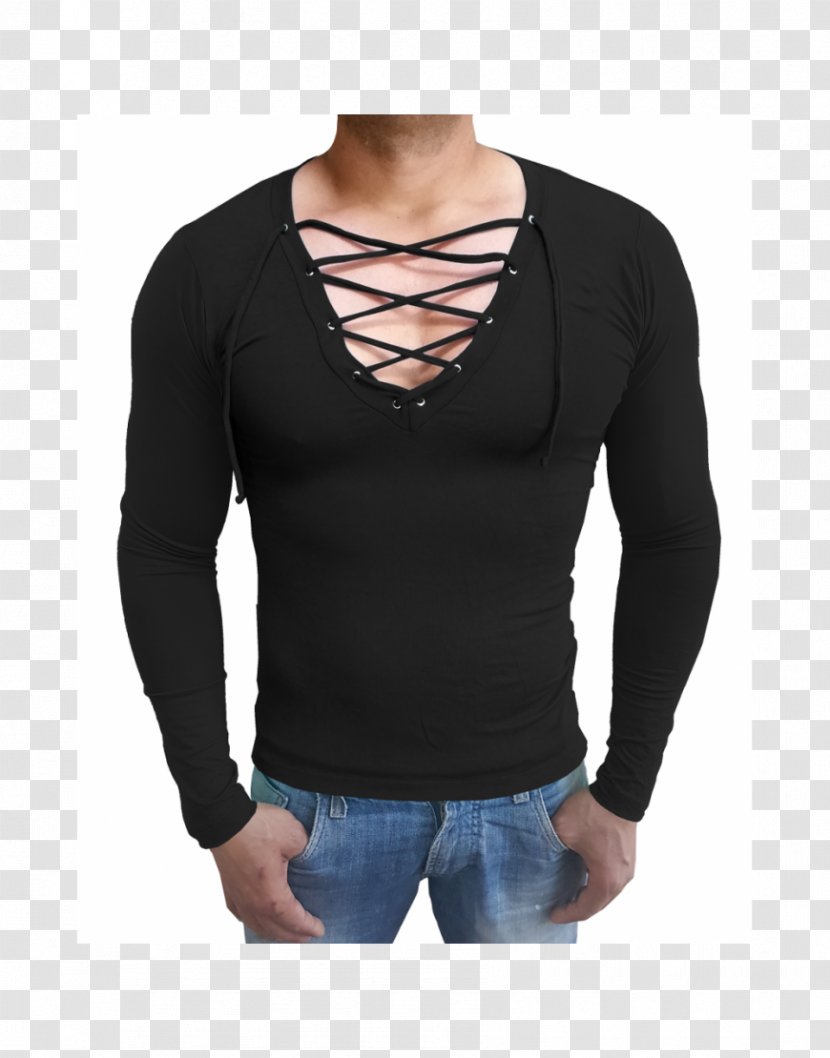 Long-sleeved T-shirt Collar - Blouse Transparent PNG