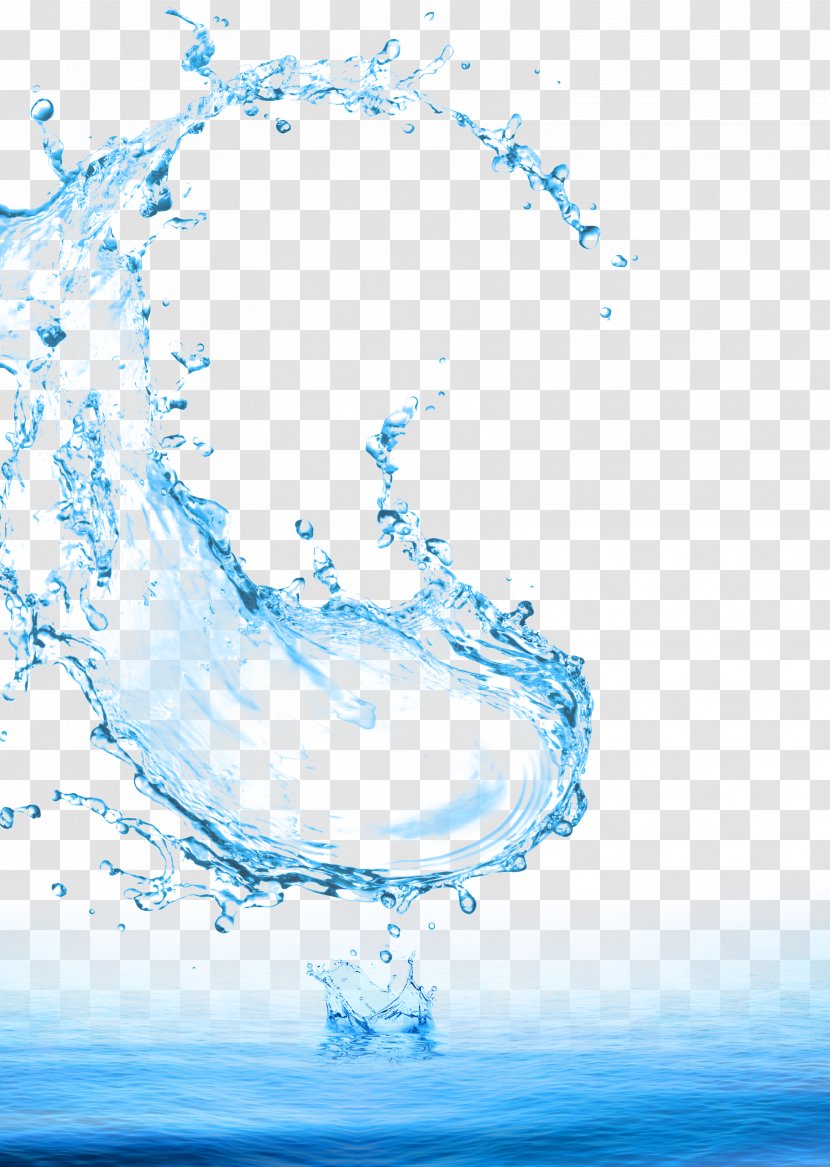 Water Drop Clip Art - Illustration - Sea Splashing Landscape PSD Material Transparent PNG