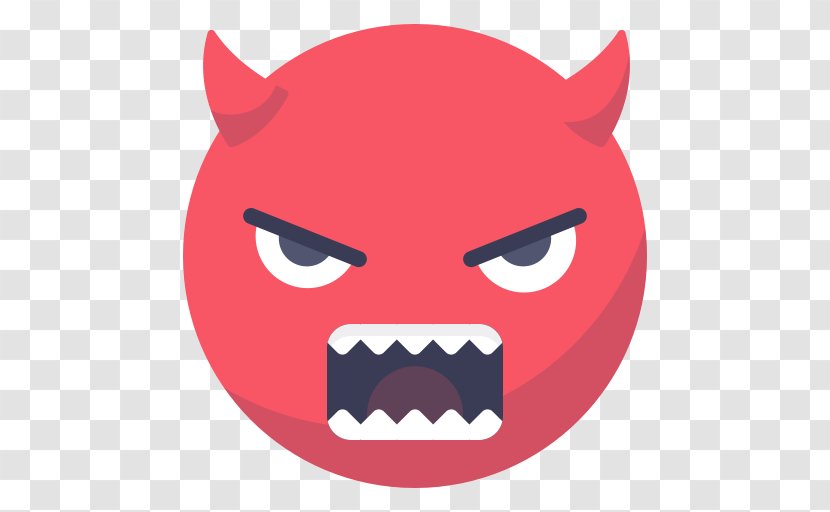 Smiley Devil Anger - Nose - Smile Transparent PNG