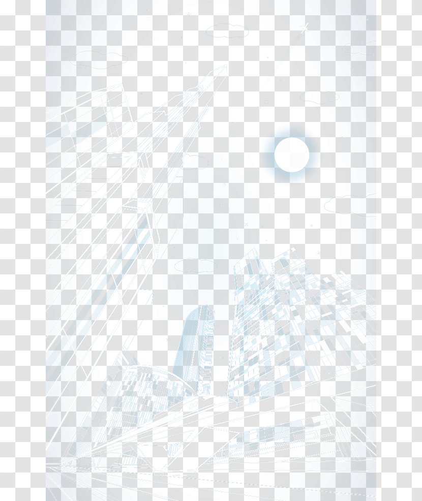 Line Angle Point Pattern - Symmetry - White Lines City Architectural Design Transparent PNG
