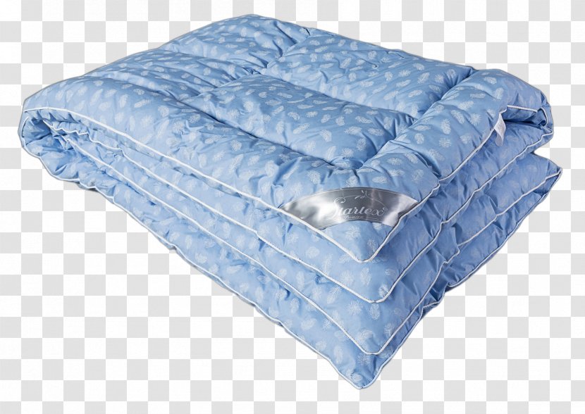 Blanket Towel Textile Pillow Down Feather - Mattress Transparent PNG
