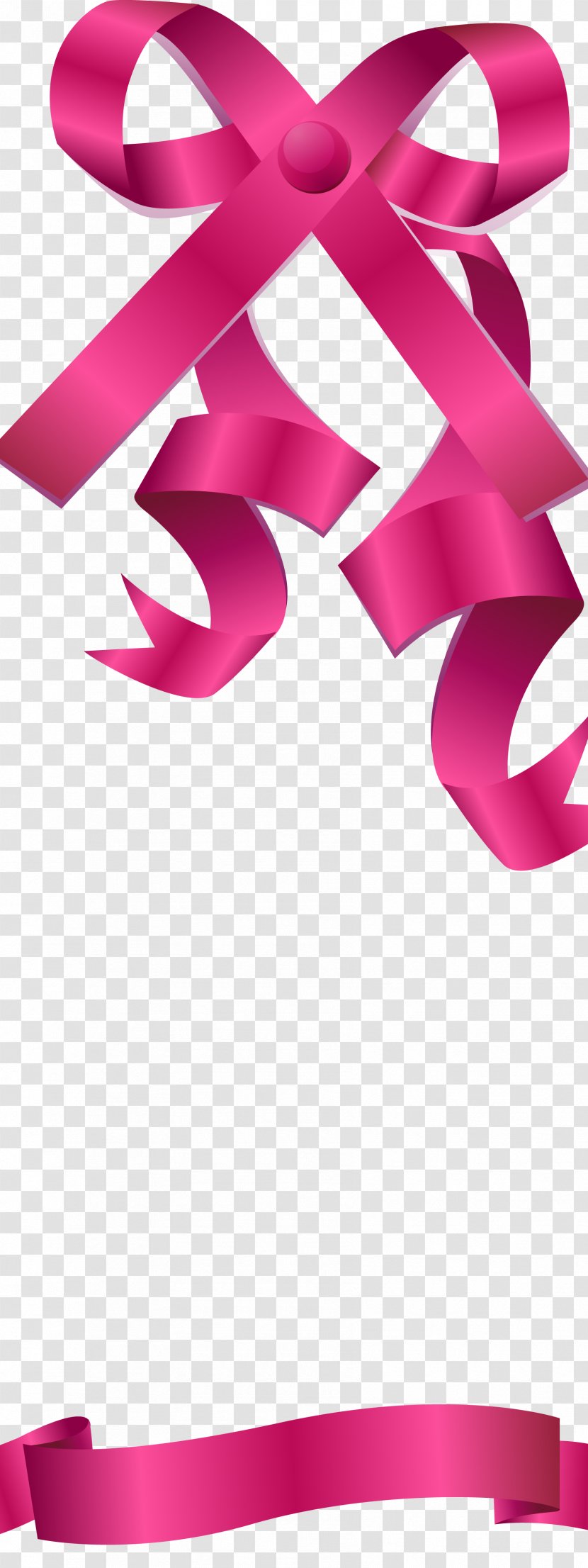 Ribbon Bow - Pink - Chinesischer Knoten Transparent PNG