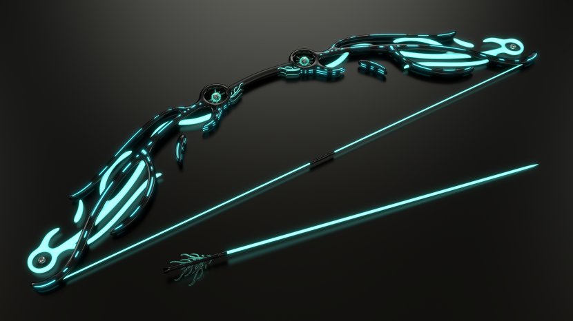 Bow And Arrow Weapon Science Fiction Archery Longbow - Organism - Spear Transparent PNG
