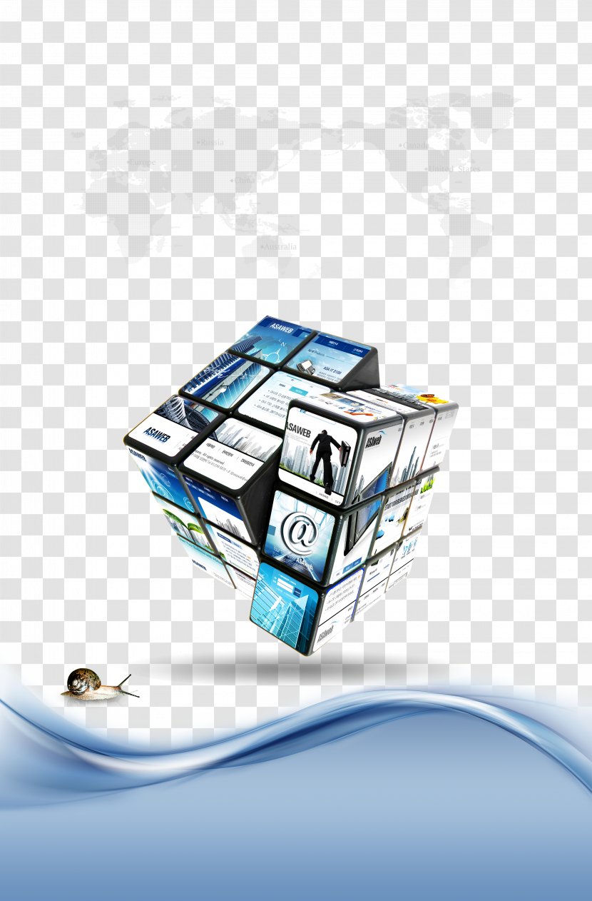 Rubik's Cube - Product Design - Pattern Transparent PNG