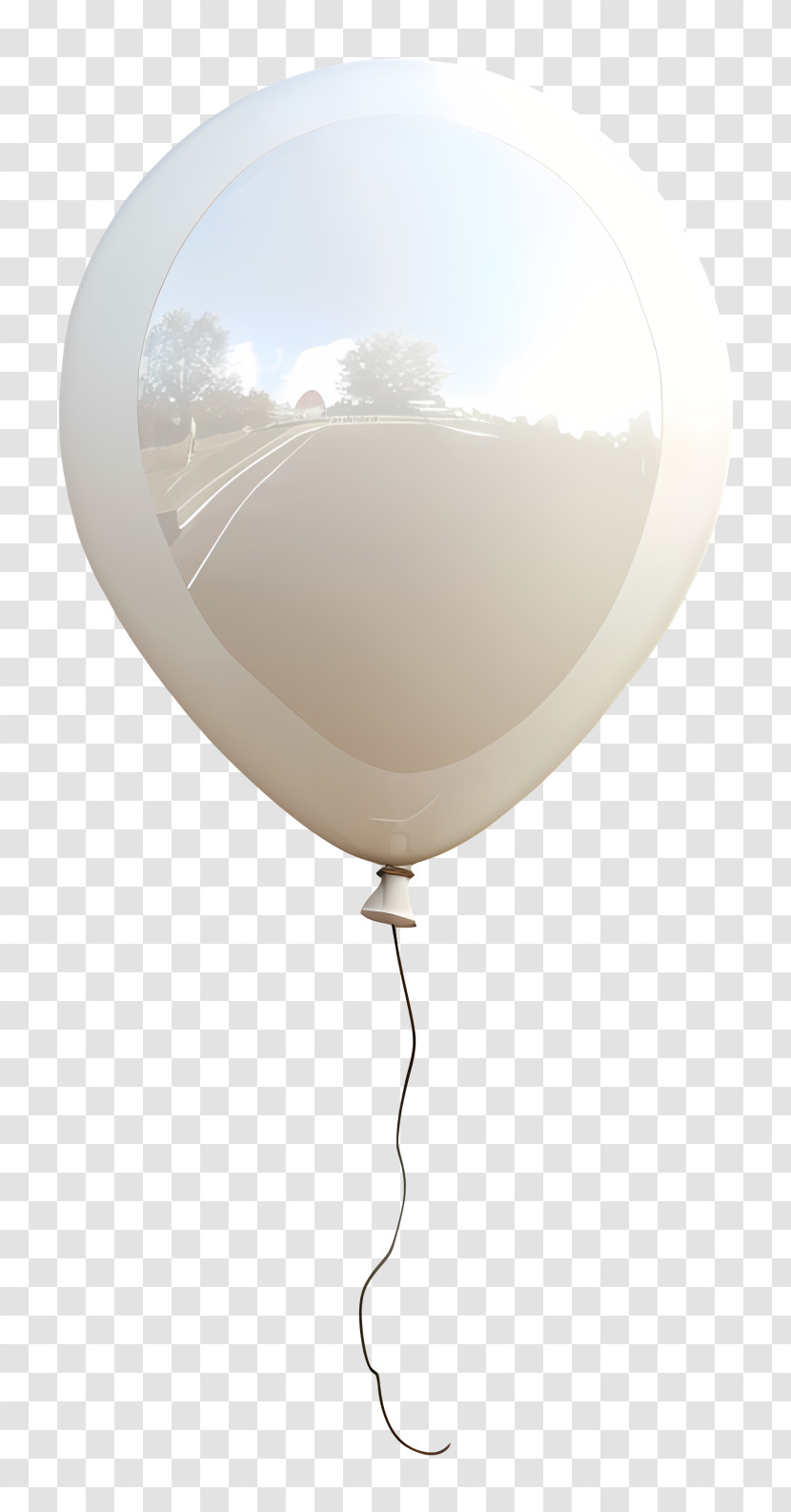 Single Balloon - White Balloon Transparent PNG