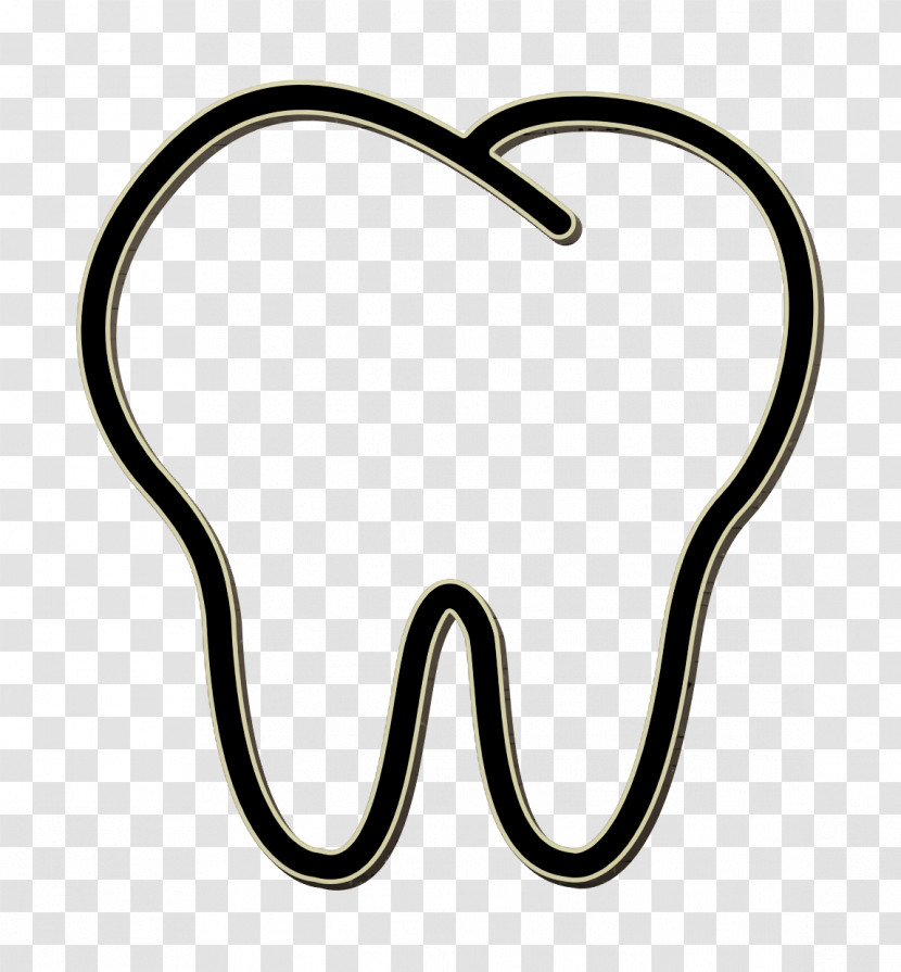 Body Parts Icon Tooth Icon Shapes Icon Transparent PNG