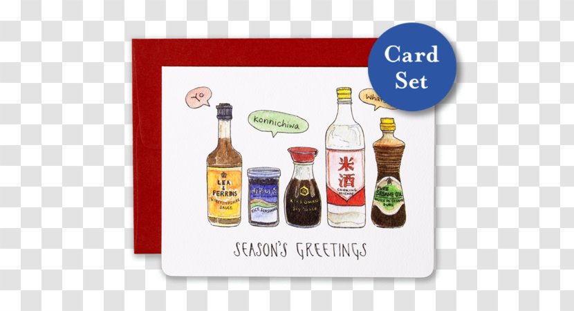 Greeting & Note Cards Christmas Liqueur Birthday - Drink - Seasons Greetings Transparent PNG