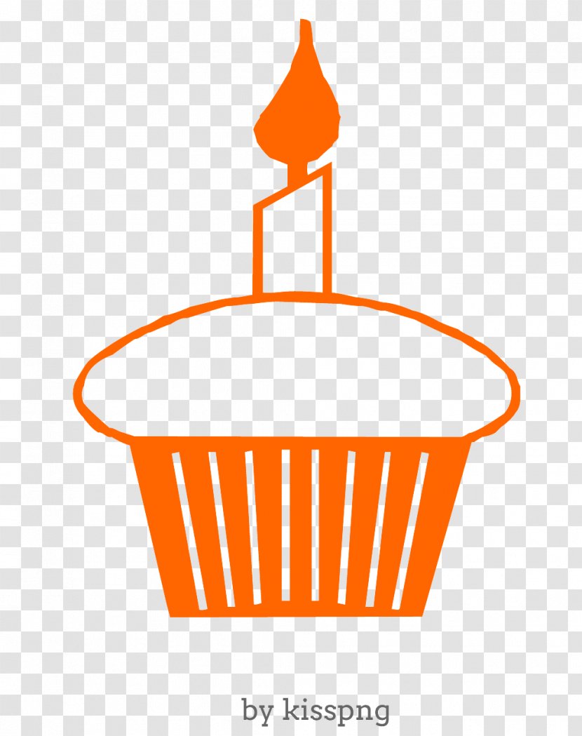 Happy Birthday Cupcake Transparent Clipart. - Artwork - Tshirt Transparent PNG