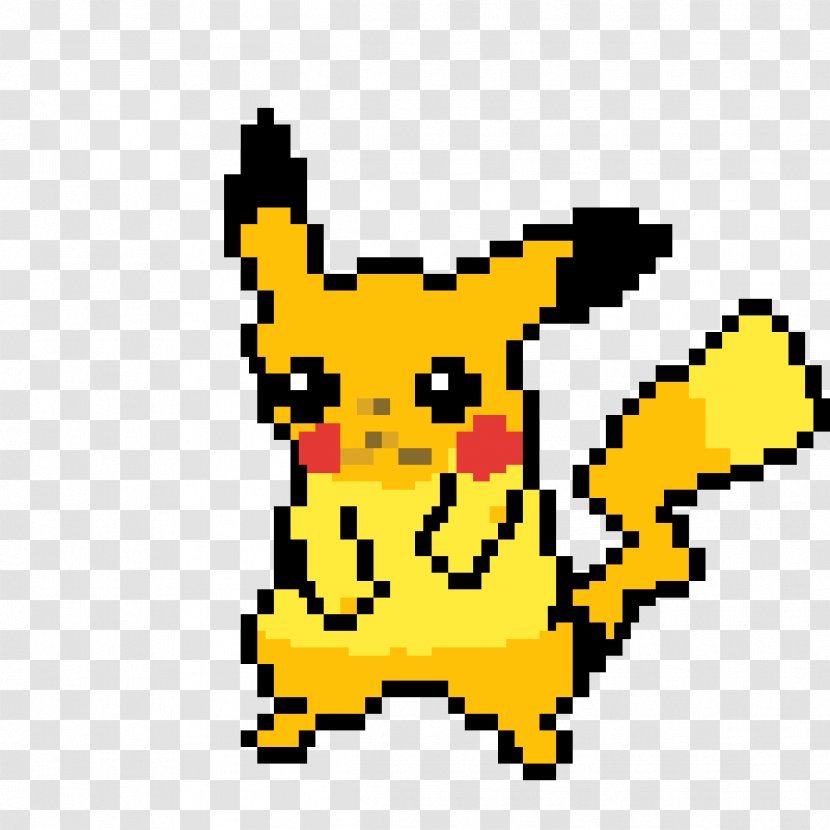 Pikachu Sprite Video Games Raichu GIF - Bead - Pixel Animal Art Transparent PNG