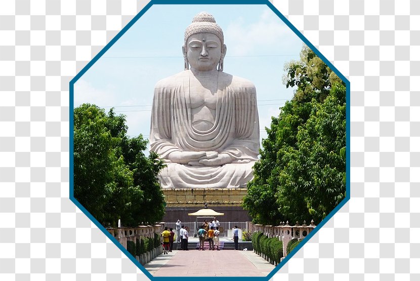 Mahabodhi Temple Bodhi Tree Varanasi Rajgir Buddhist Pilgrimage - Buddhism Transparent PNG