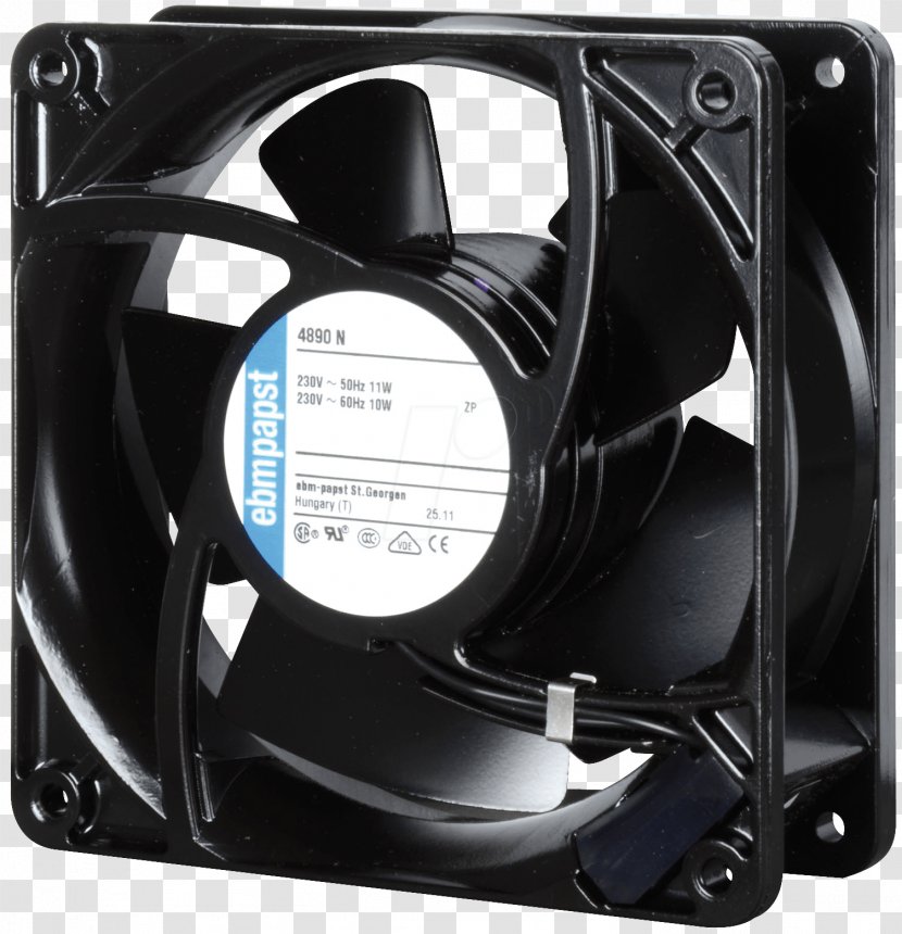 Axial Fan Design Ebm-papst Technology Electronics Cooling - Hardware Transparent PNG