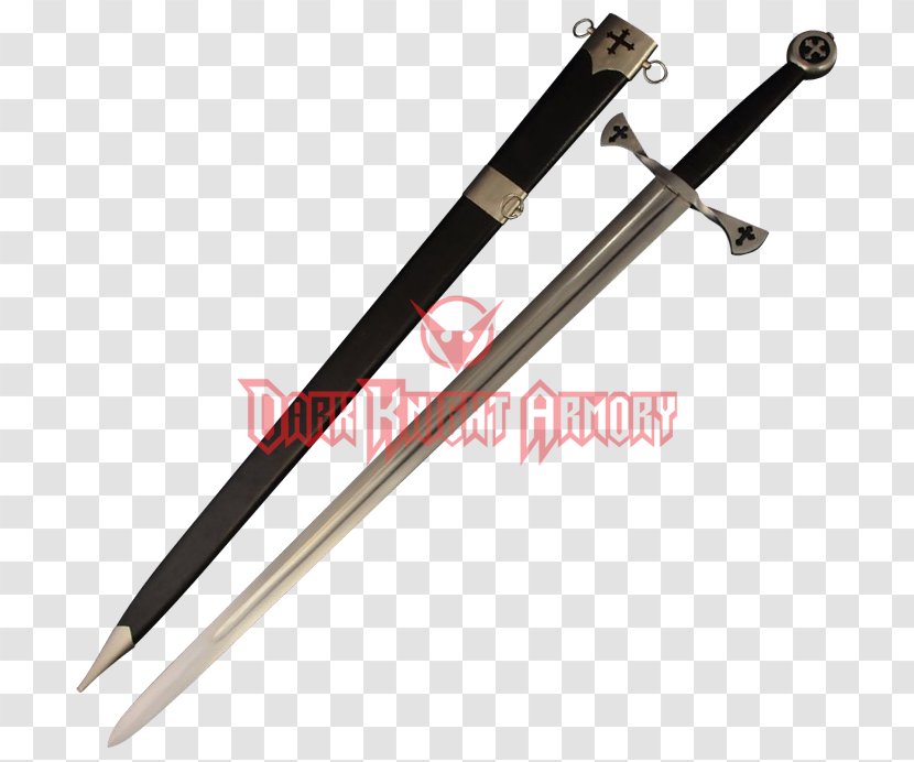 Sabre Dagger Scabbard Tool - Gothic Cross Transparent PNG