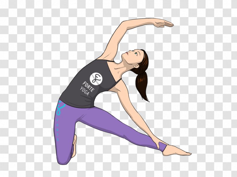 Yoga & Pilates Mats Asana Stretching Lunge - Cartoon - Meditation Transparent PNG