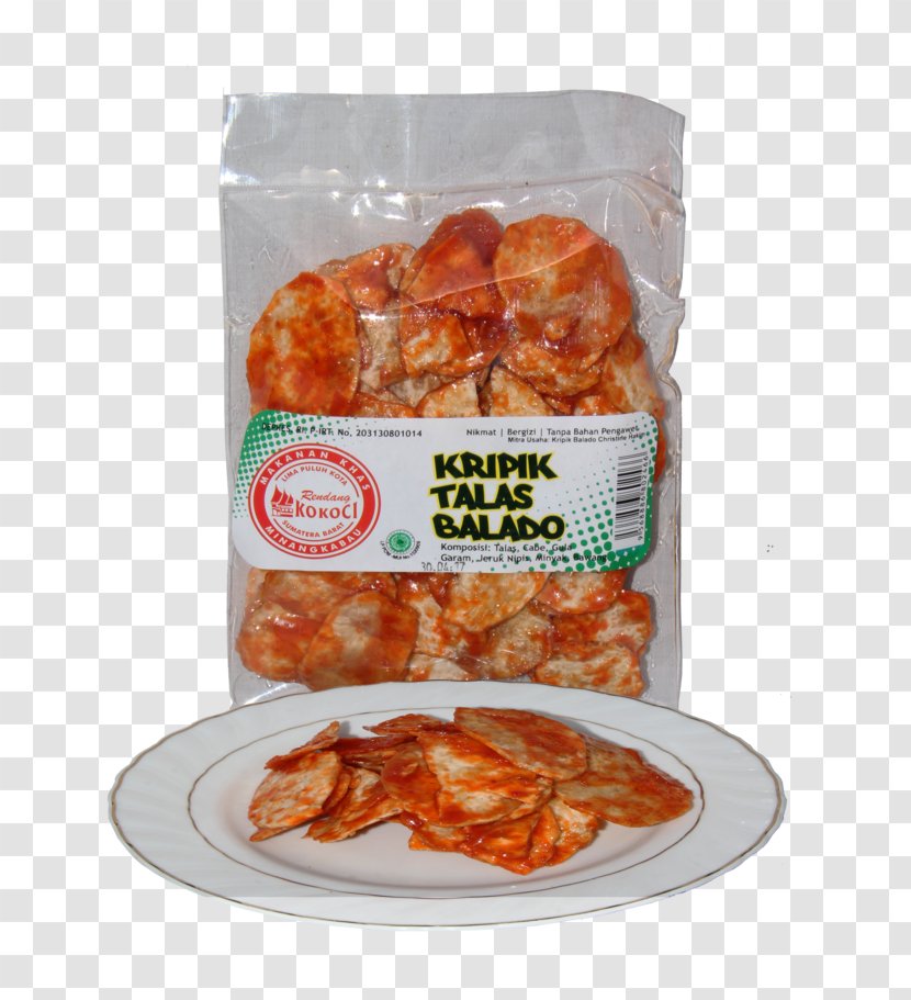 Kripik Rendang Keripik Talas Snack Balado - Sweetness - Salt Transparent PNG