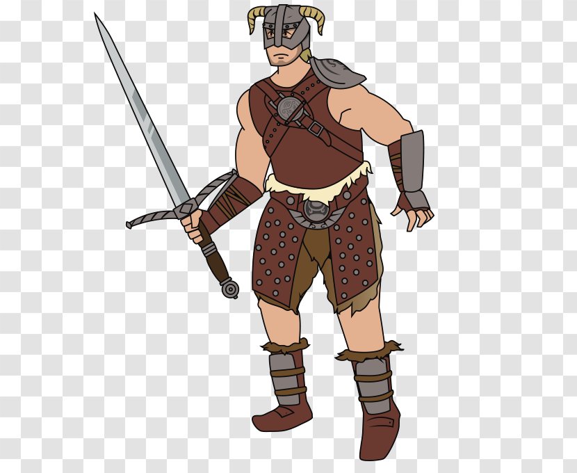 Sword Gladiator Homo Sapiens Cartoon - Weapon Transparent PNG