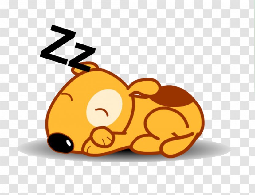 Dog Puppy Animation Cartoon - Swf - Sleeping Transparent PNG