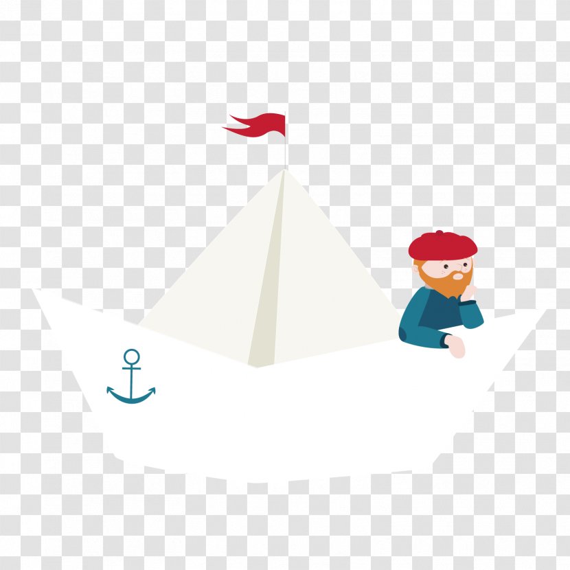 Angle Party Hat Toy - Baby Toys - Vector Paper Folding Boat Transparent PNG