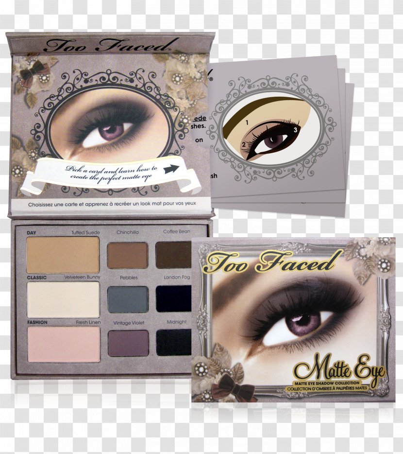 Too Faced Matte Eye Shadow Collection Cosmetics Palette - Cartoon Transparent PNG