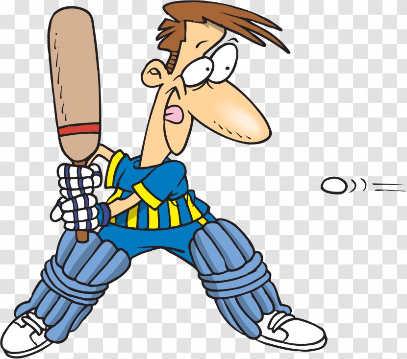 Cricket Cartoon Batting Sport Clip Art Transparent PNG