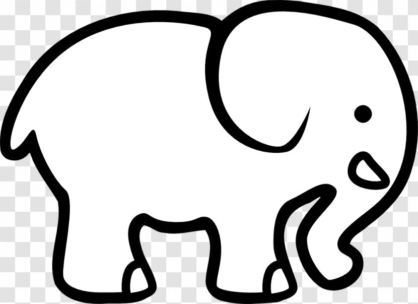 Elephant Black And White Free Content Clip Art - Royaltyfree Transparent PNG