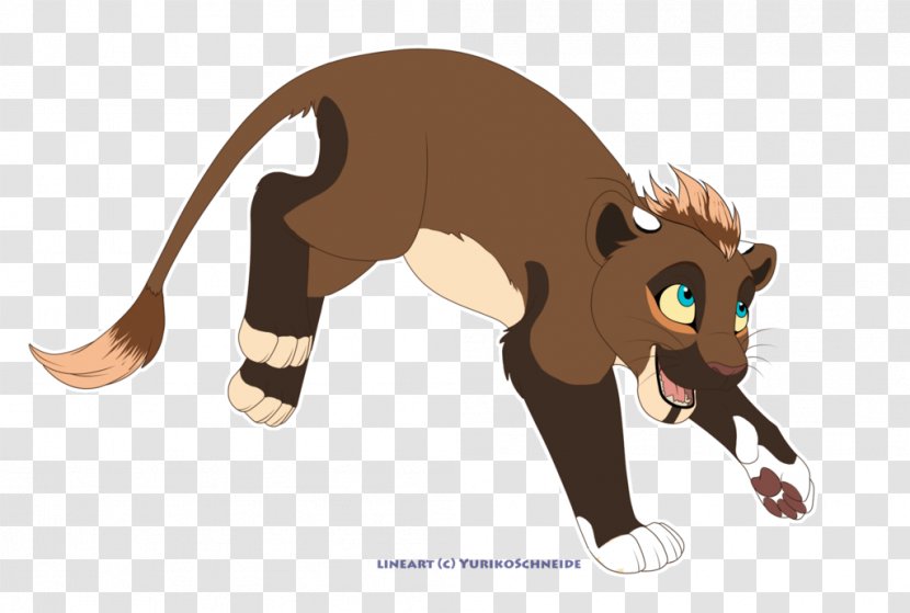 Big Cat Felidae Tail - Cartoon Transparent PNG