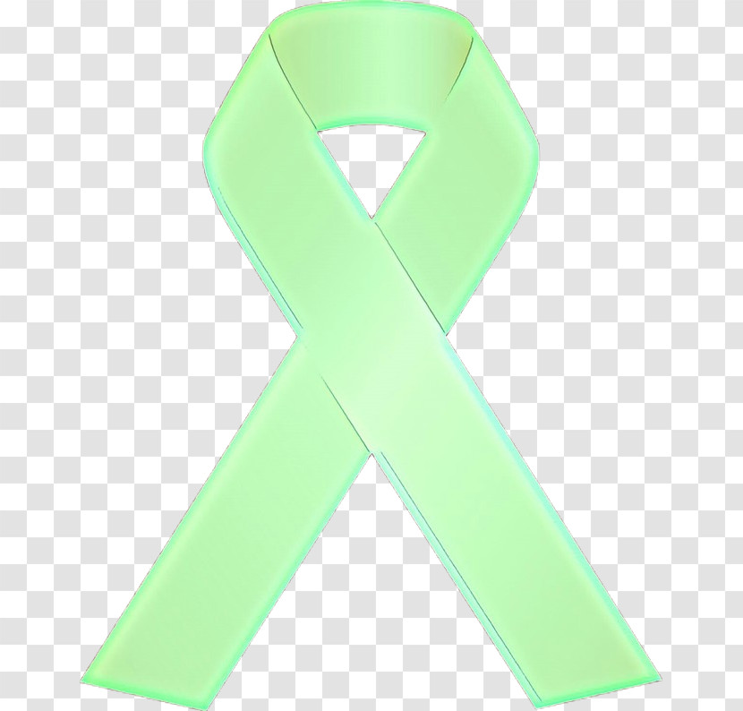 Green Ribbon Turquoise Font Symbol Transparent PNG