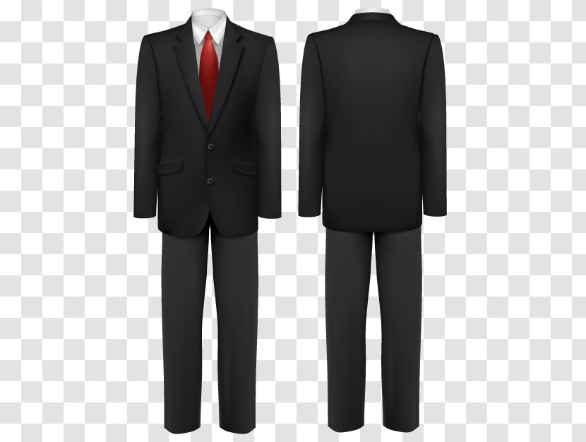 Suit Template - Sleeve - Vector Transparent PNG