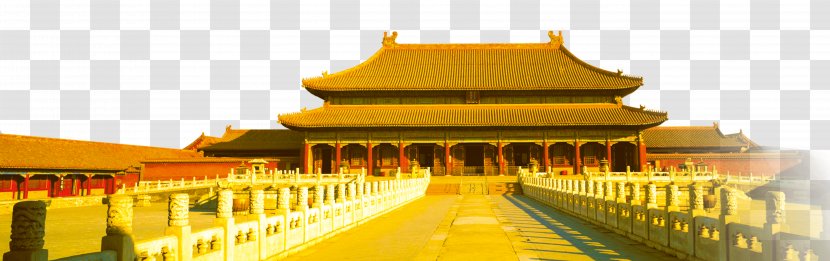 Tiananmen Square Forbidden City Summer Palace Temple Of Heaven Great Wall China - Hall Supreme Harmony - Beijing Element Transparent PNG