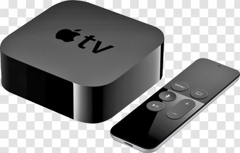 Apple TV (4th Generation) Digital Media Player Television - Electronics Transparent PNG