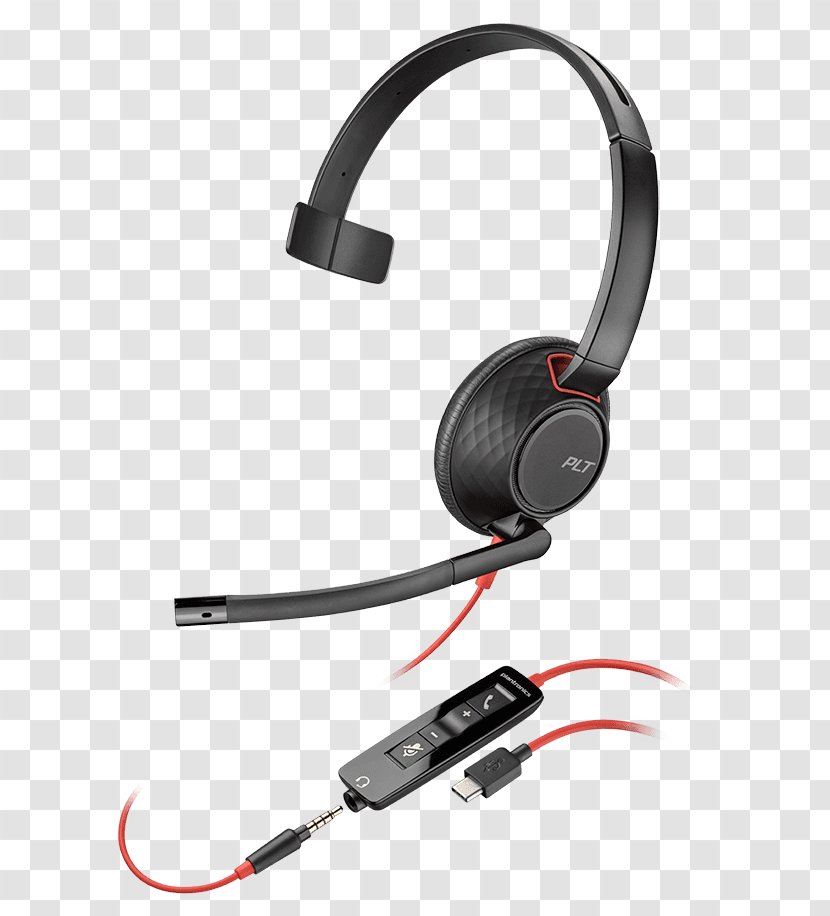 PLANTRONICS Plantronics 207576-01 Headset - Noisecanceling Microphone - Blackwire Noise-cancelling HeadphonesUSB Transparent PNG