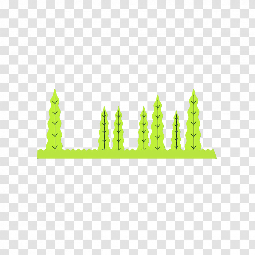 Logo Font Green Line Tree Transparent PNG
