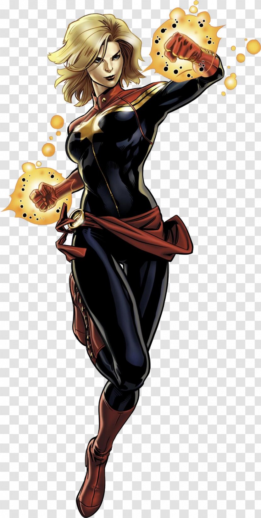 Carol Danvers Marvel: Avengers Alliance Captain America Iron Man Abomination - Costume Design Transparent PNG