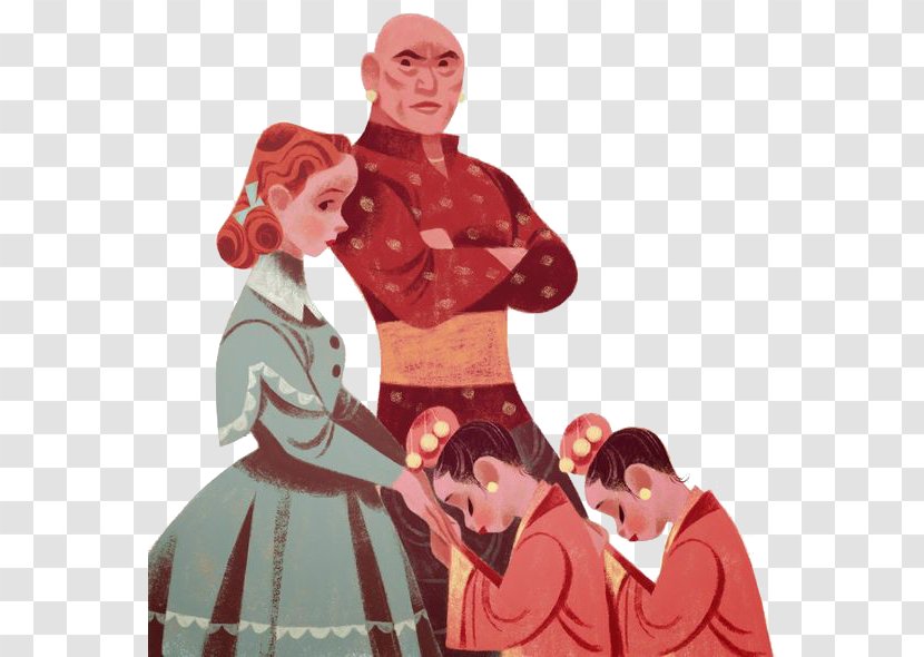 The King And I Musical Theatre Broadway Illustration - Tree - Vintage Princess Transparent PNG