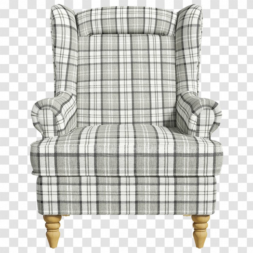 Chair Tartan Slipcover Plaid Transparent PNG