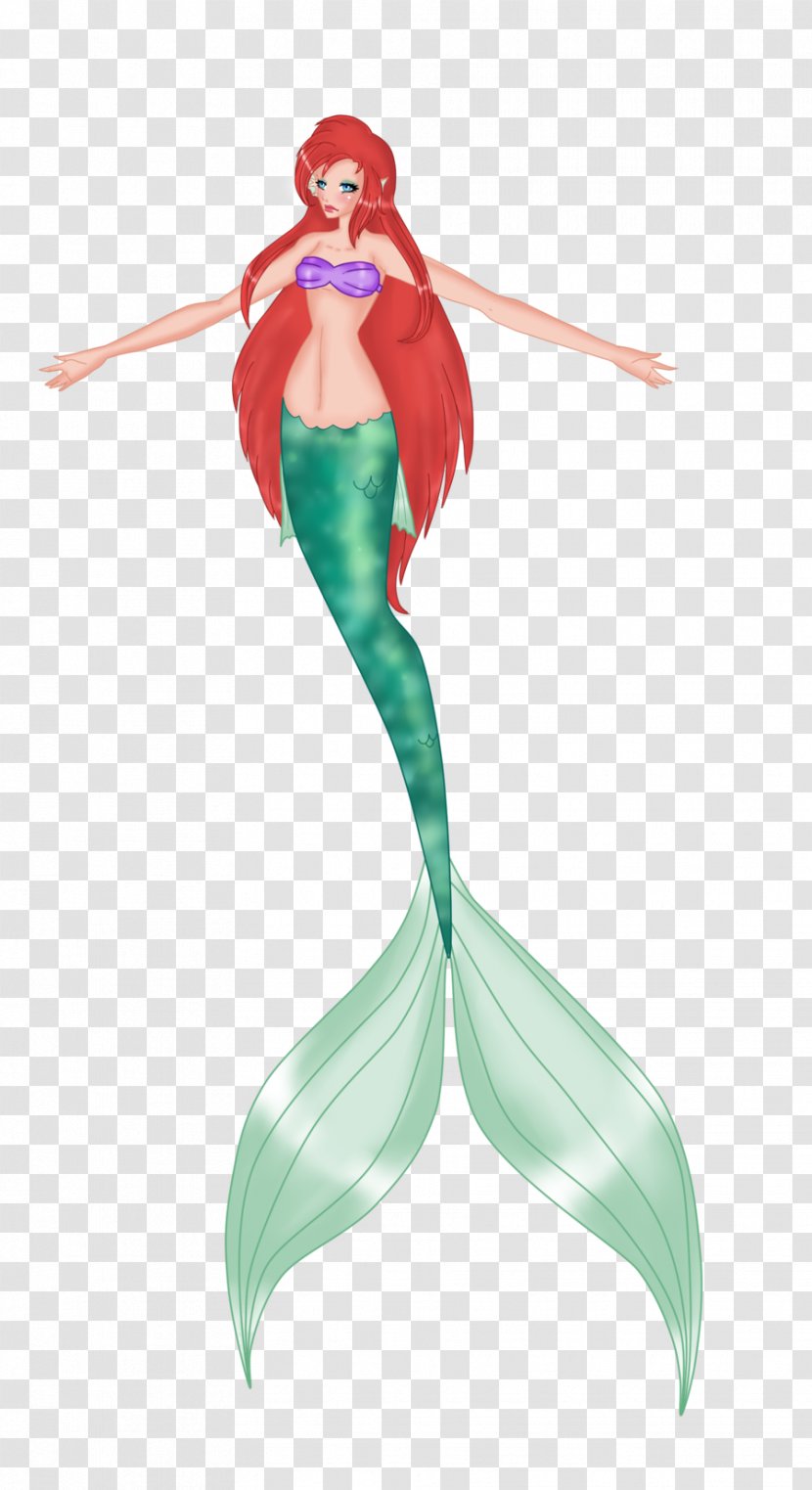 Mermaid Costume Design Figurine Transparent PNG