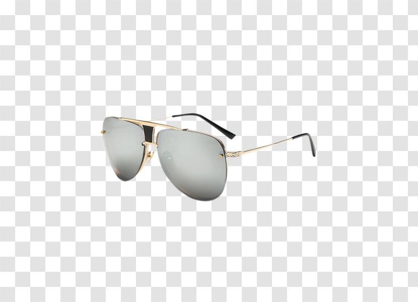Mirrored Sunglasses Fashion Goggles - Vision Care - Hollowed Out Guardrail Transparent PNG