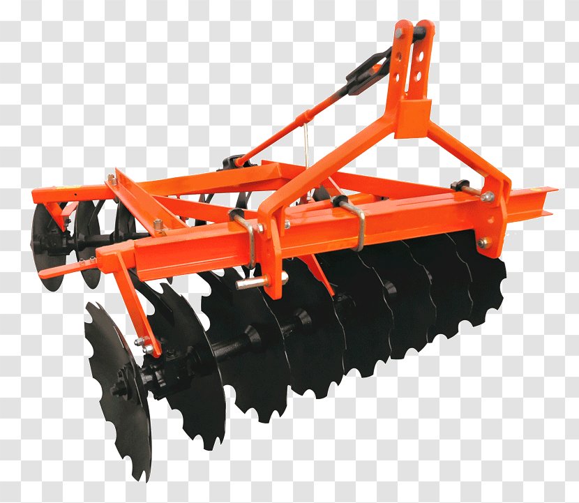 Disc Harrow Agriculture India Tractor - Machine Transparent PNG