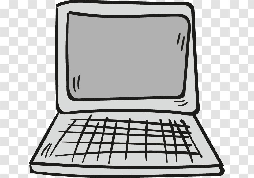 Laptop Computer Drawing - Communication - Vector Hand-drawn Transparent PNG