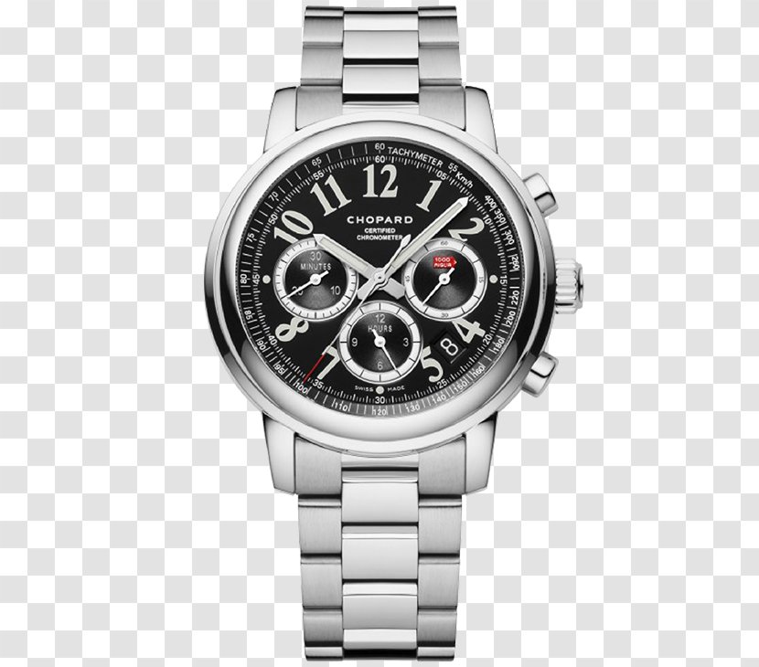 Mille Miglia Chopard Chronograph Chronometer Watch - Metal Transparent PNG
