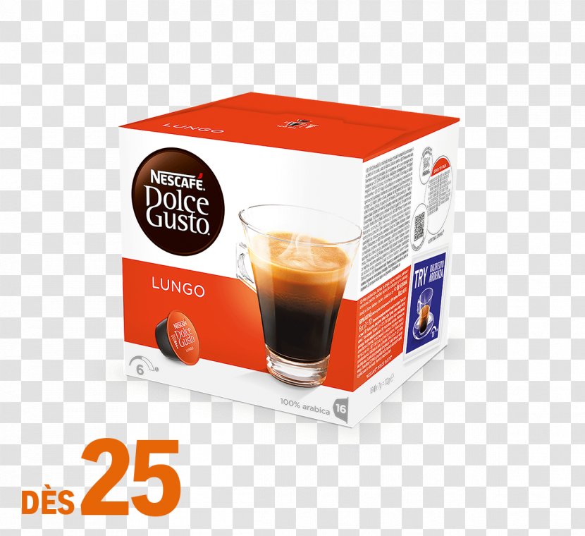 Lungo Dolce Gusto Coffee Latte Macchiato - Cup Transparent PNG