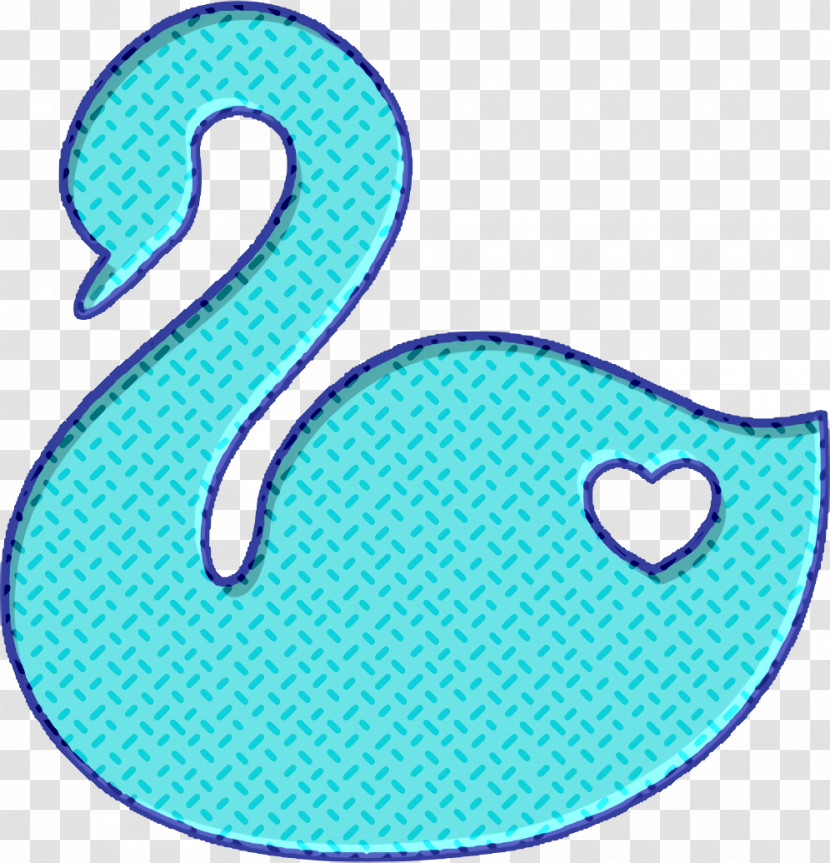 Swan Icon Swan With A Heart Symbol Of Fidelity Icon Love Is In The Air Icon Transparent PNG