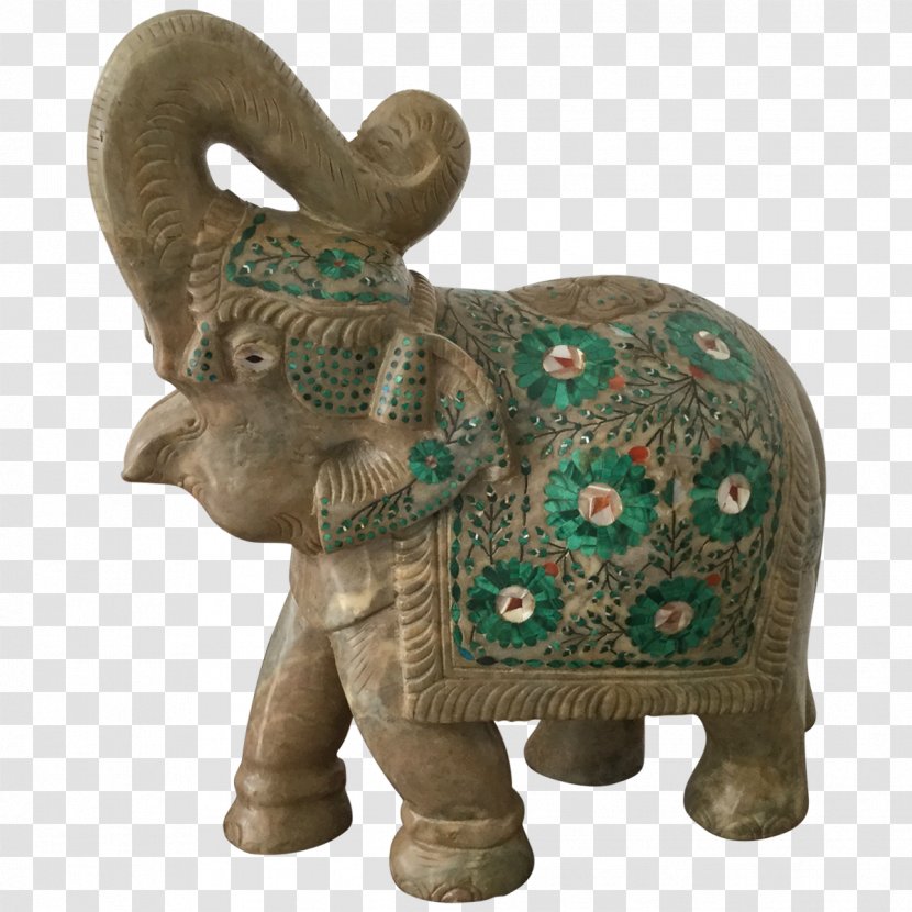 Indian Elephant African Statue Figurine - India Transparent PNG