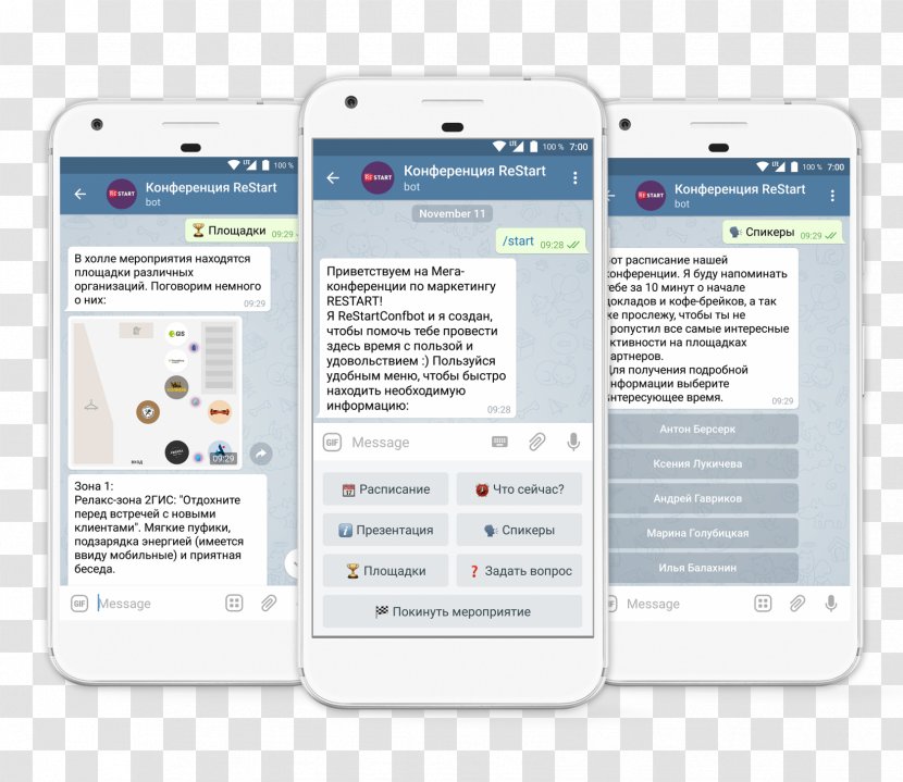 Smartphone Chatbot Internet Bot Telegram API - Communication Transparent PNG