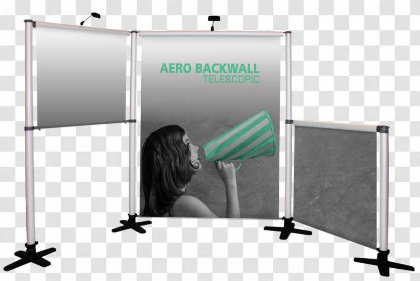 Banner Display Stand Device Advertising - Popup Ad - Tension Fabric Building Transparent PNG