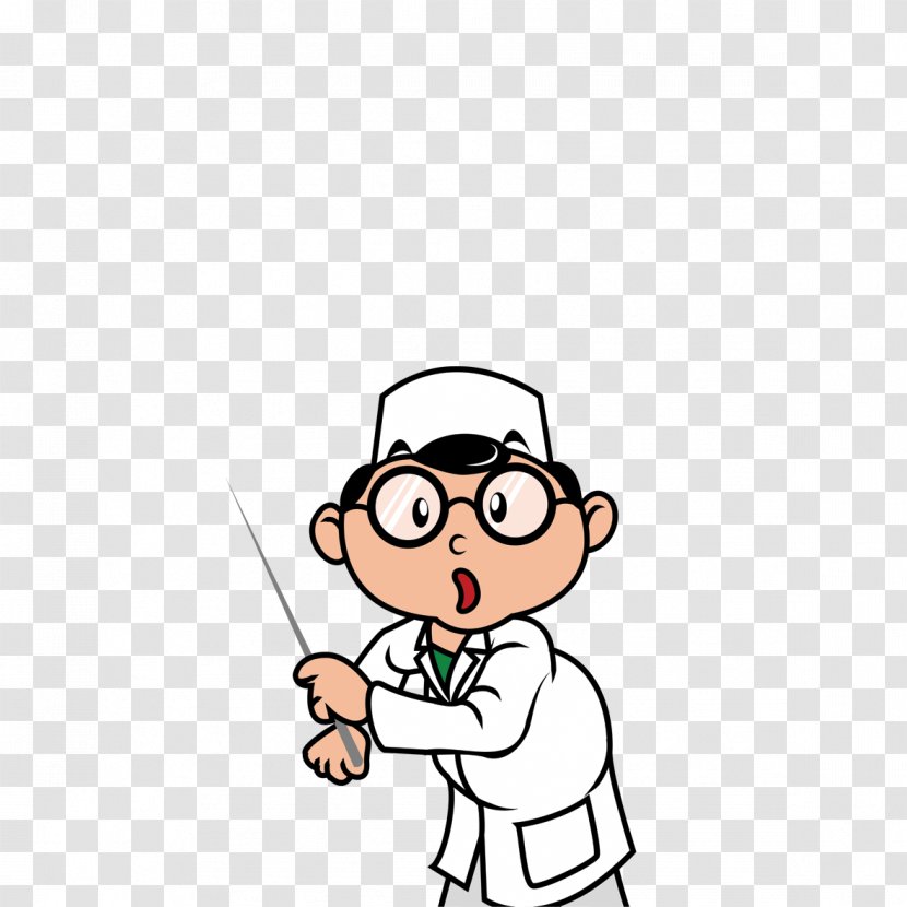 Physician Nursing Mobile Phone - Silhouette - Cartoon Doctor Transparent PNG
