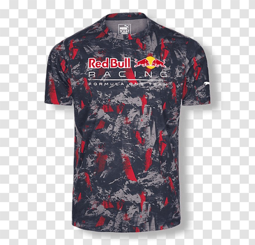 T-shirt Jersey Sleeve Puma - Color - Red Bull Racing Transparent PNG