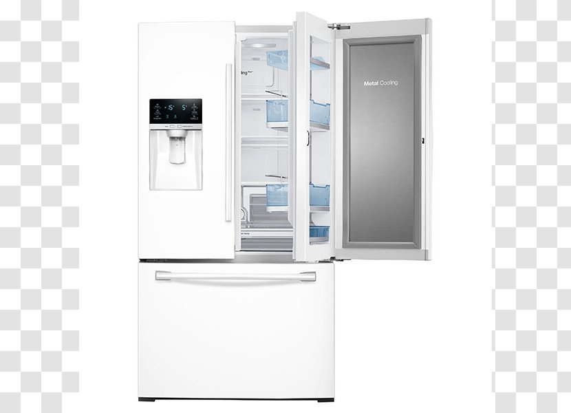 Refrigerator Samsung Food ShowCase RH77H90507H RF28HDED Frigidaire Gallery FGHB2866P Cubic Foot - Room - Showcase Transparent PNG