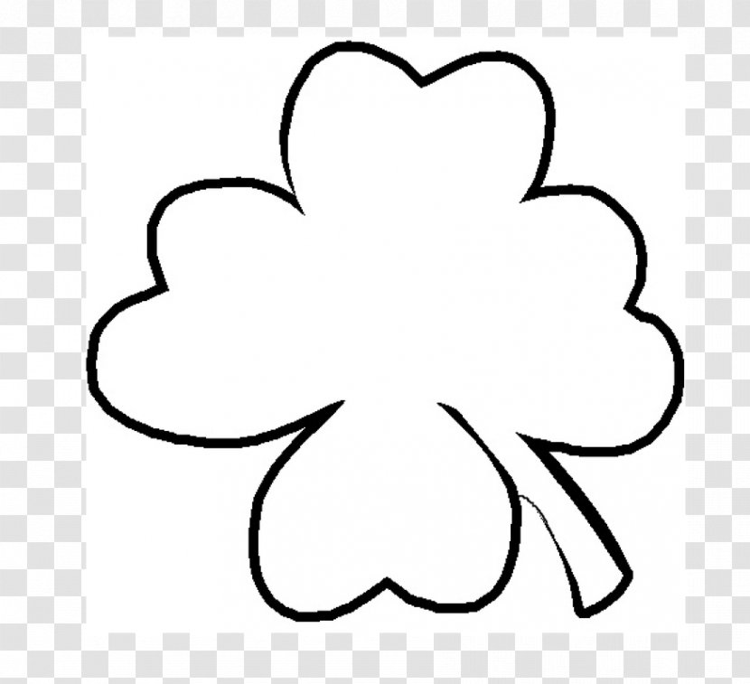 Shamrock Saint Patrick's Day Four-leaf Clover Ireland Clip Art - White - Leprechaun Hat Transparent PNG